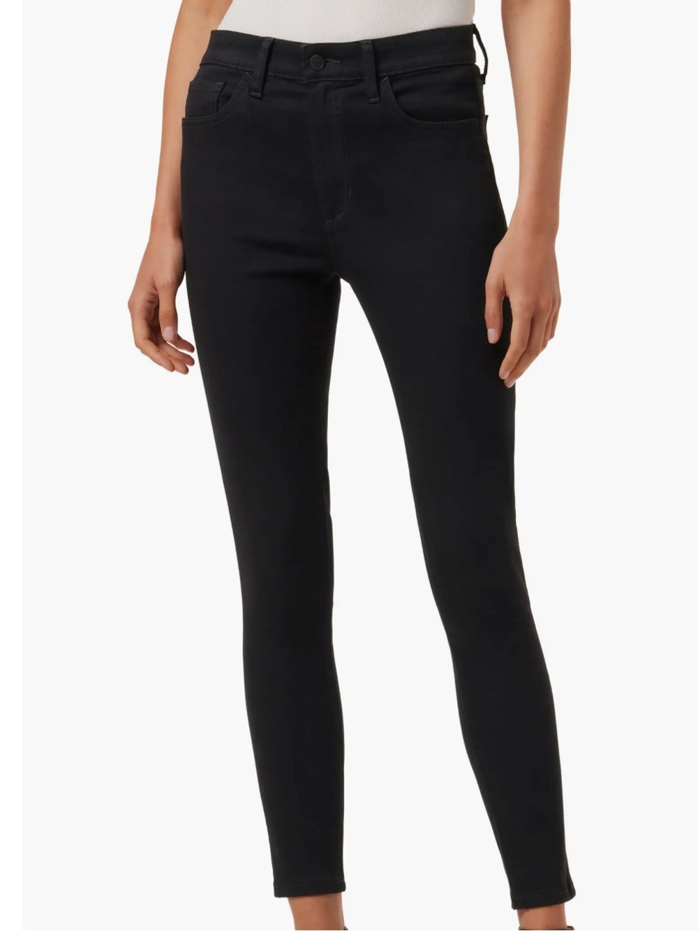 Joe's Jeans Black Skinny High-Rise Jeans